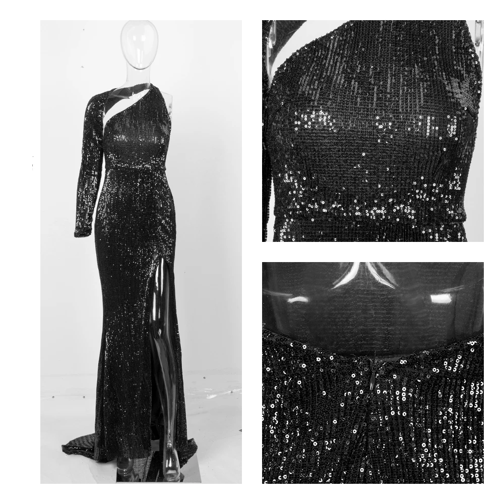 Сексуальное Модное Длинное длинное черное темно-синее бежево-красное платье с Высоким Разрезом Вечернее платье знаменитостей с открытой спиной Vestidos Вечерние