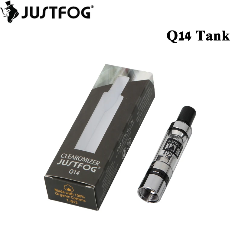 Оригинальный атомайзер Justfog Q14 клиромайзер стекло Pyrex 1 8 мл с головкой в виде
