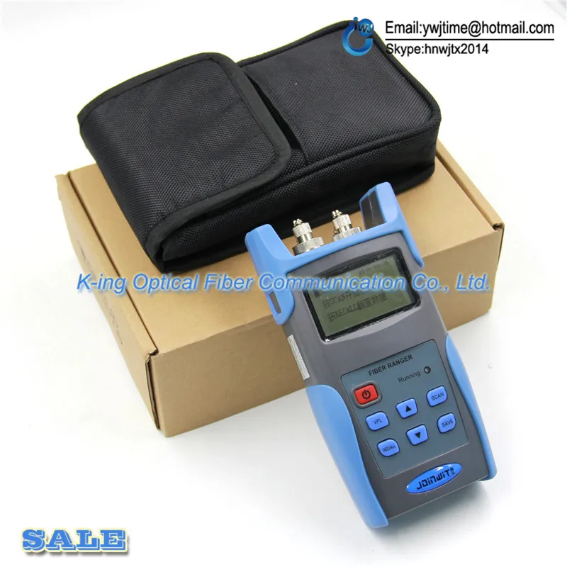 

Optical Fiber Ranger OTDR Principle Tester Meter JW3304A Singlemode FTTx Network Fiber Optic FTTH Tool Kit Visual Fault Locator