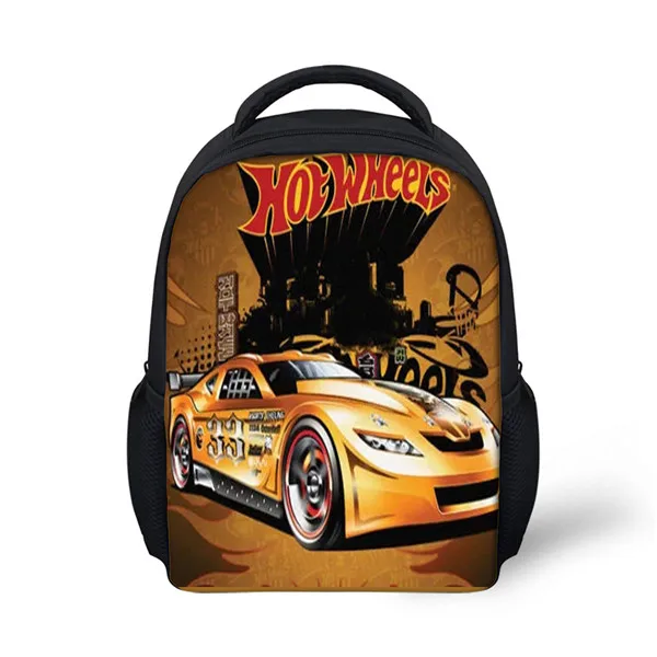 Thikin Hot Wheels гоночный автомобиль Дошкольная книга для путешествий рюкзак для детей ученик маленькие девочки школьный хороший подарок для детей - Цвет: CDZHL427F