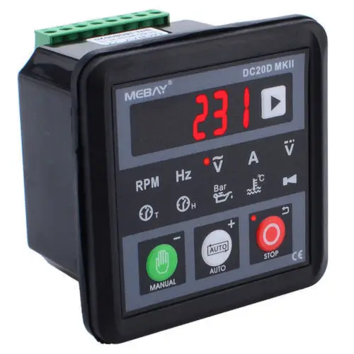 

New DC20D MKII Genset Controller Generator Controller Upgrade DC20D for for Diesel/Gasoline Engine Generator