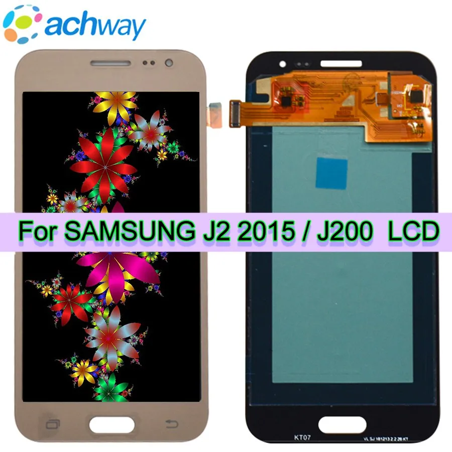 Оригинальный ЖК дисплей AMOLED для Samsung Galaxy J2 J200 J200F J200H J200Y с сенсорным экраном и