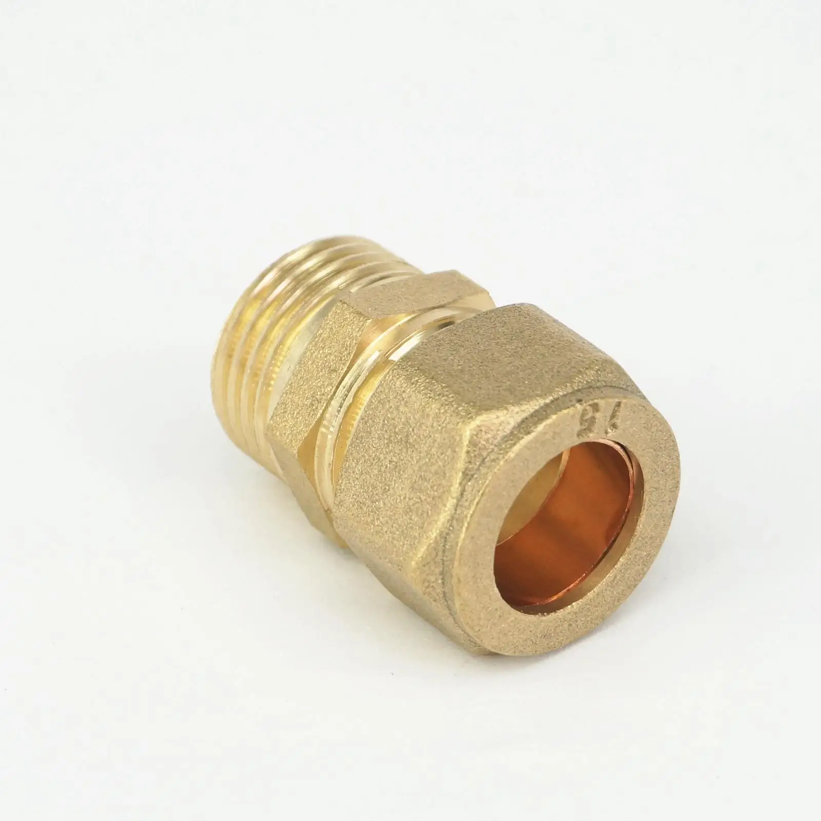 

1/2" BSP Male Thread Brass Fit 15mm OD Tube Coupler Adapter Connector Compression fitting For Tubing