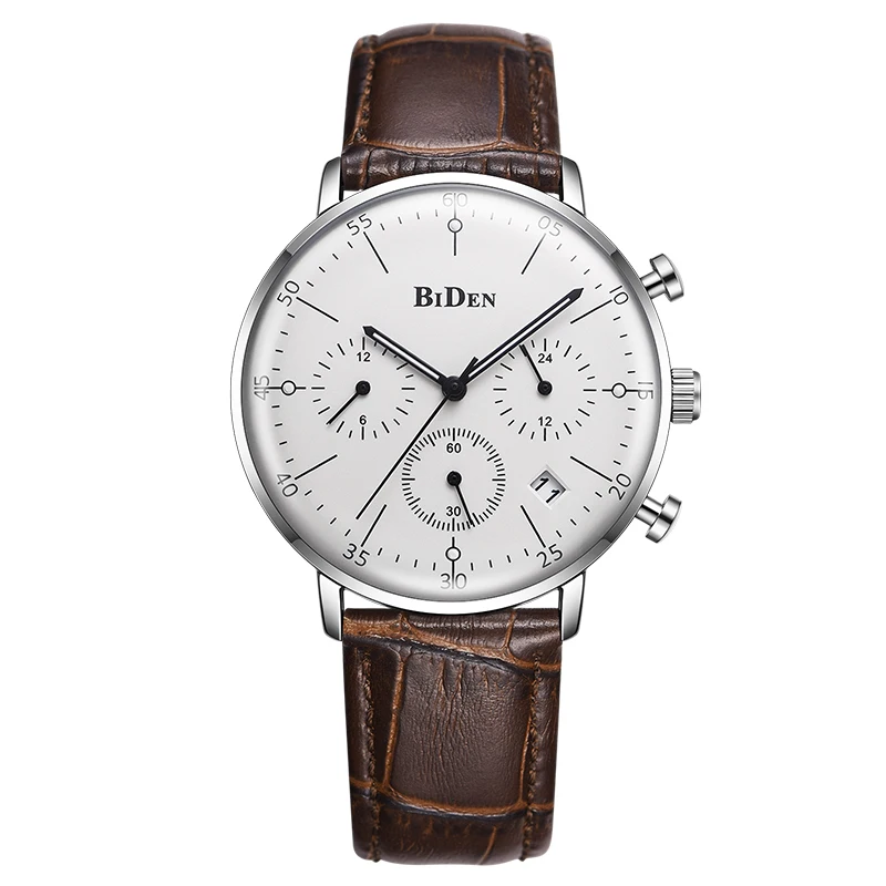 

Retro Men Watch Casual Brown Men Quartz Wrist Watch Business Man Sports Leather Strap Wristwatches Male Clock Relogio Masculino