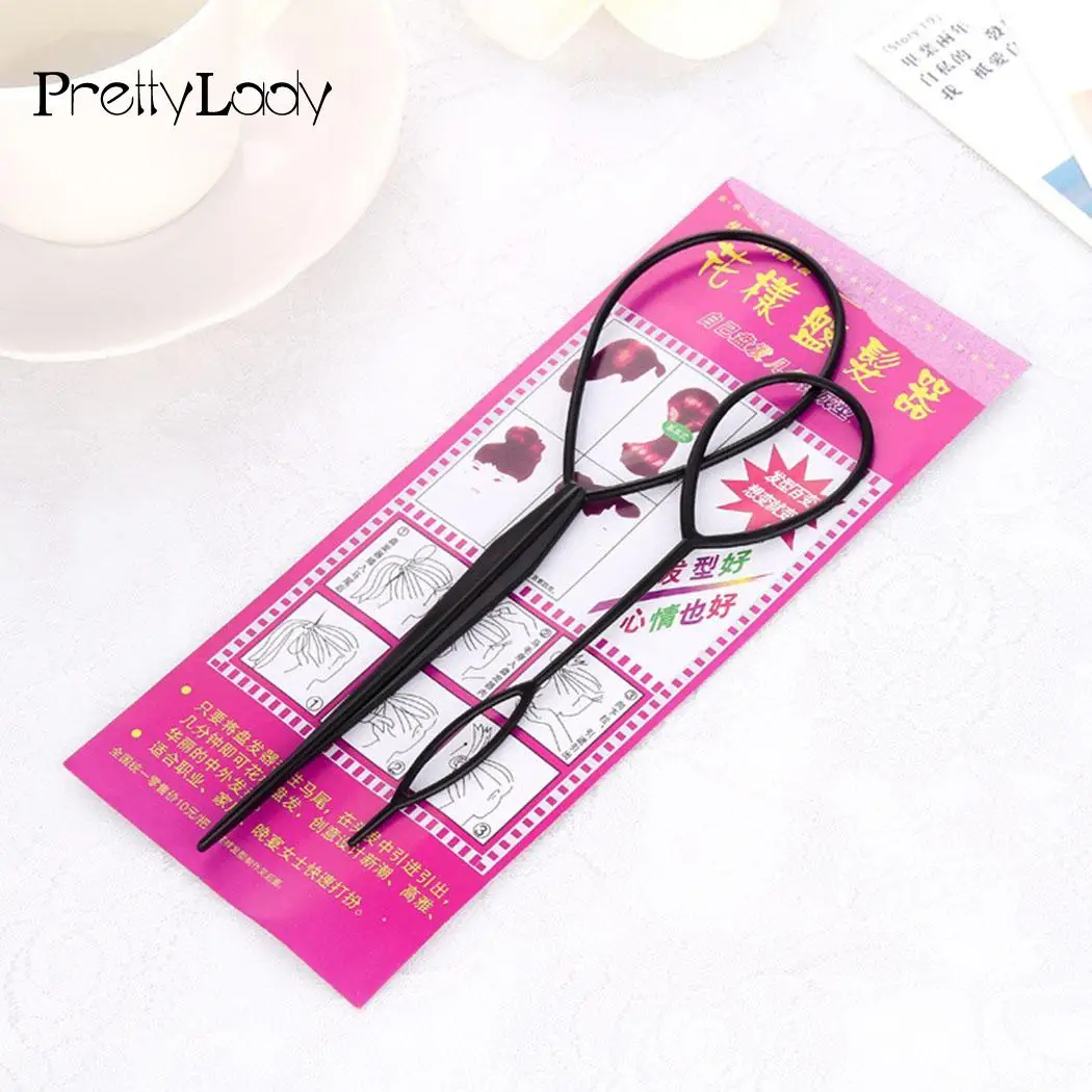 

Styling Hair Needle Ponytail Hair Braider Creator Loop Styling Tail Pull Tools