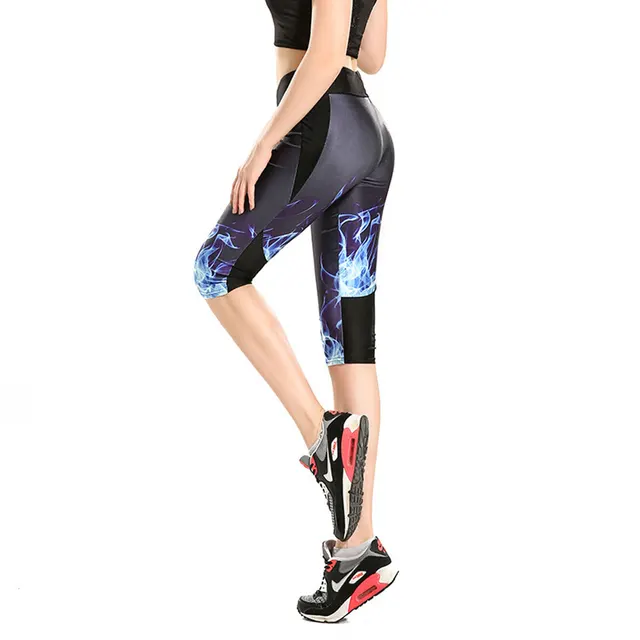 2016 New Fashion Women's Workout Leggings 3D Print Slim Fitness Pants With Printing Adventure Time Trousers Capris 1