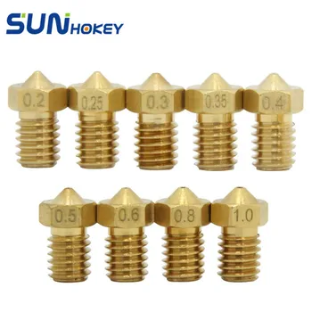 

1pcs 0.2/0.25/0.3/0.35/0.4/0.5/0.6/0.8/1.0mm 3D Printer Parts Optional size Copper Brass Nozzle