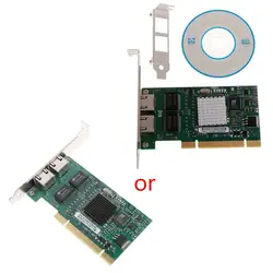 32bit PCI двухпортовый Gigabit Ethernet Intel82546 RJ45 1000 Мбит/с сетевой карты