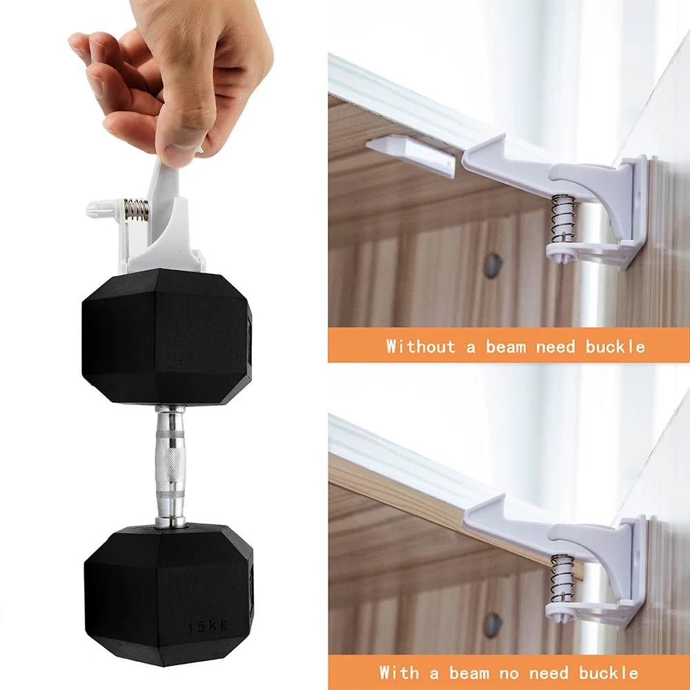 

10Pcs/Lot Child Spring Locks Baby Safety Drawer Fashion Durable Useful Pratical Cabinet Invisible Kids Security Cupboard Locks