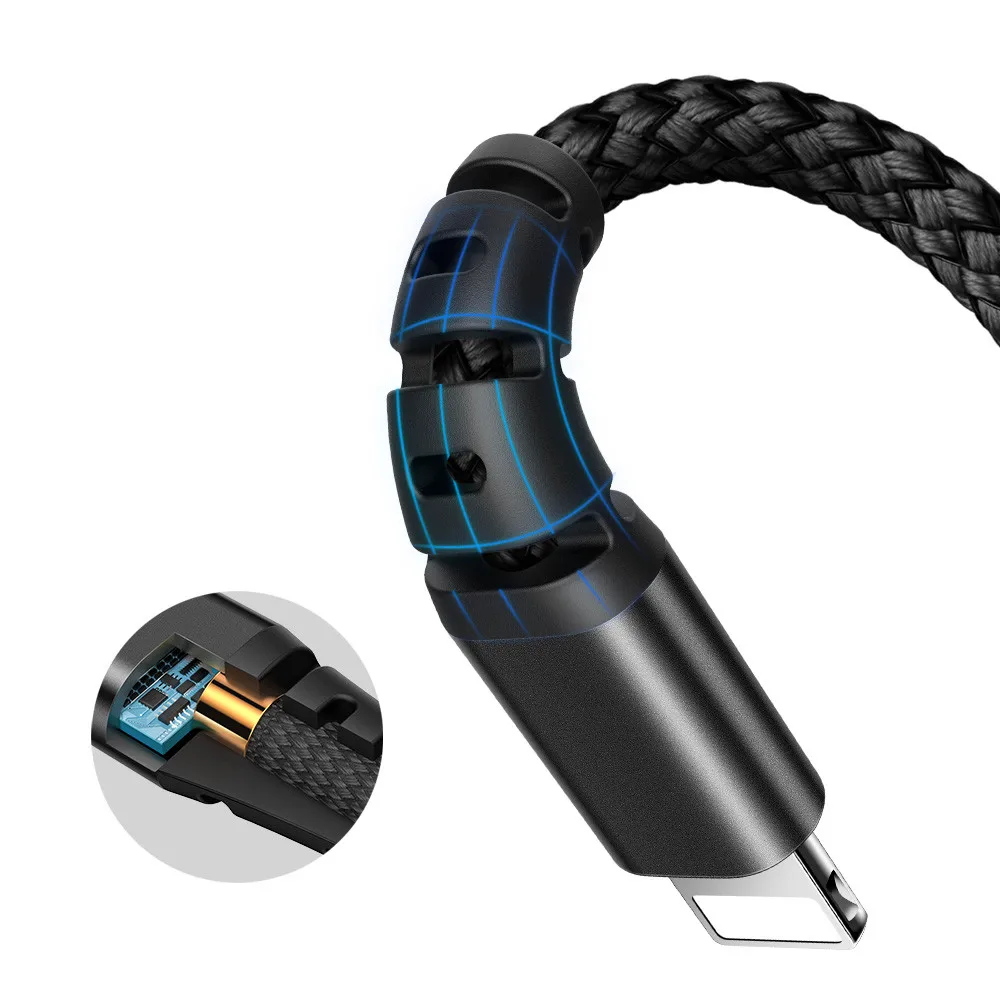 Mcdodo سريع 3in1 كابل يو اس بي 3A للهاتف المحمول المصغّر usb C نوع C كابل الشاحن ل فون XR XS ماكس X هواوي بيانات كابل شحن