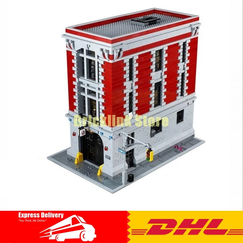 

IN STOCK LEPIN 16001 4695Pcs Ghostbusters Firehouse Headquarters Model Building Kits DIY Toy set brin quedos Compatible 75827