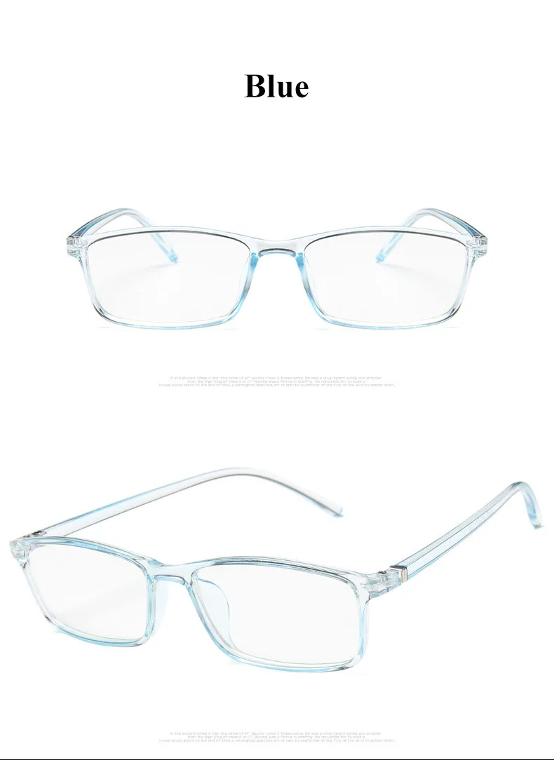 Новые анти-легкие очки Ray Blue Модные анти-Синие Защитные блокирующие очки против усталости глаз квадратный радиационный компьютер