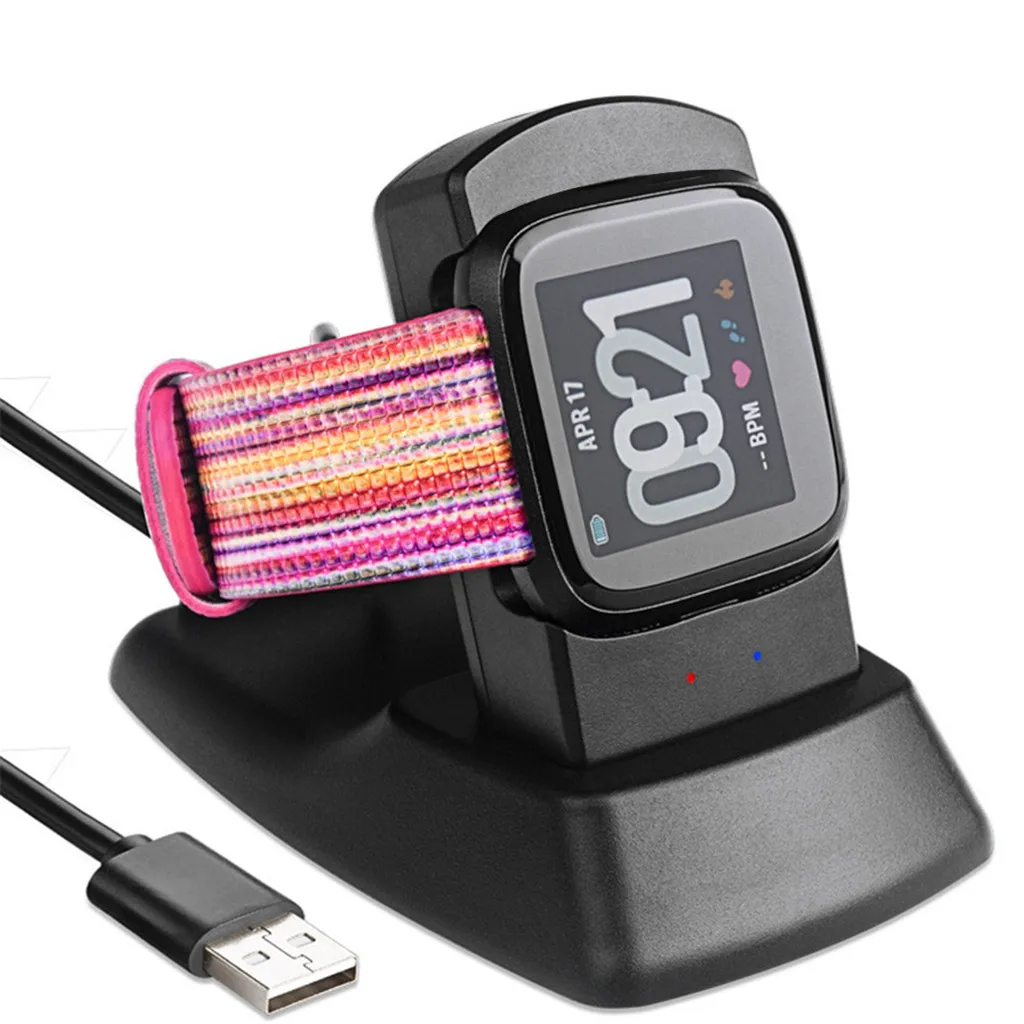 Зарядное устройство Подставка для зарядки док держатель для Fitbit Versa Lite Смарт часы новые Лидер продаж Новая мода Прямая