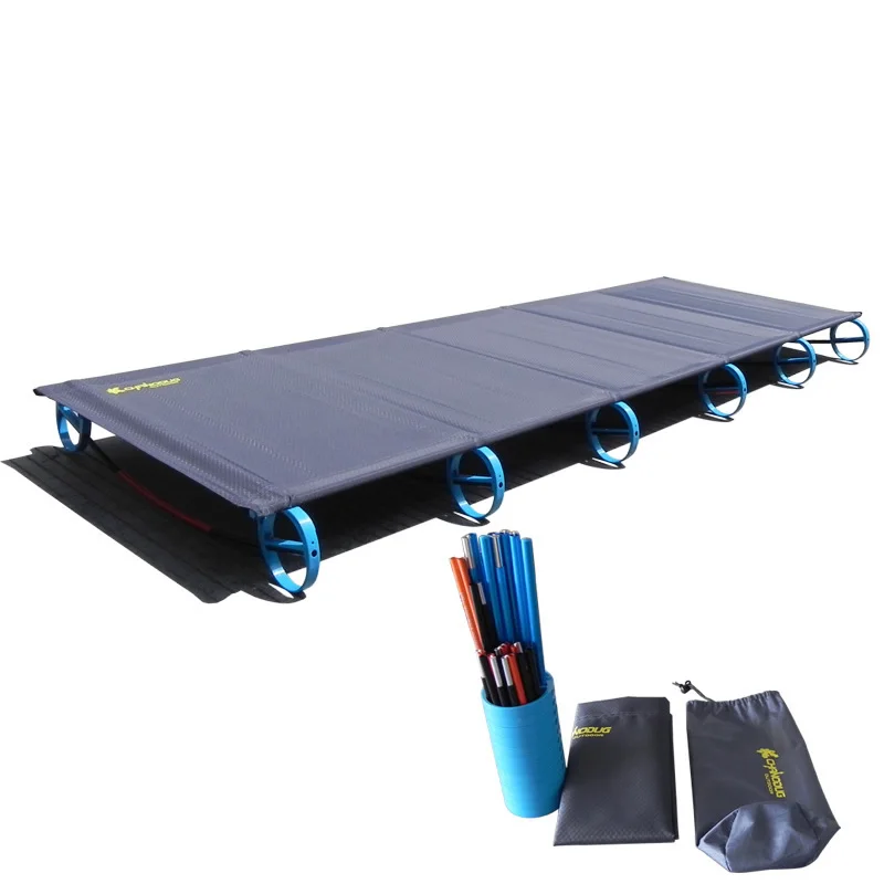  2018 Hot SALE Camping Mat Ultralight Sturdy Comfortable Portable Folding Tent Bed Cot Sleeping Outd