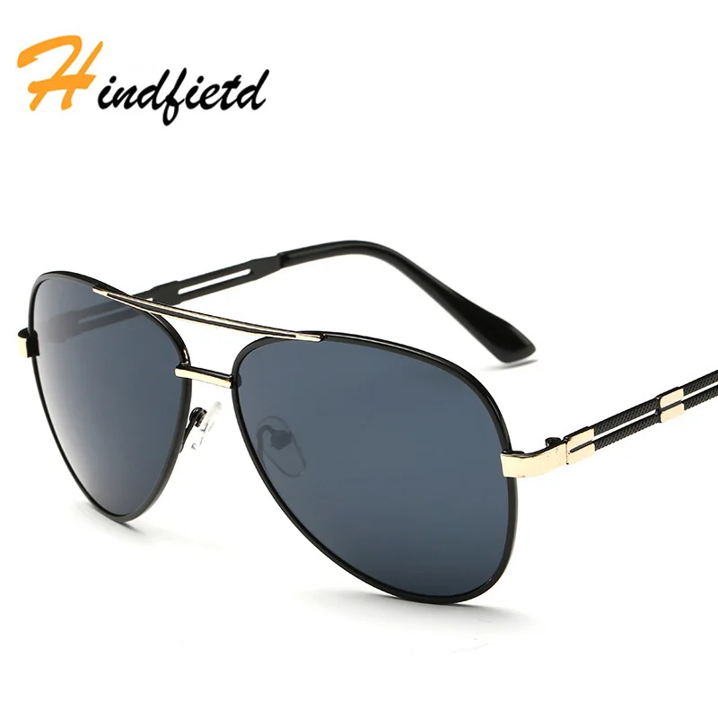 Hindfield New Men Brand Sunglasses Pilot Goggles For Men/Woman High