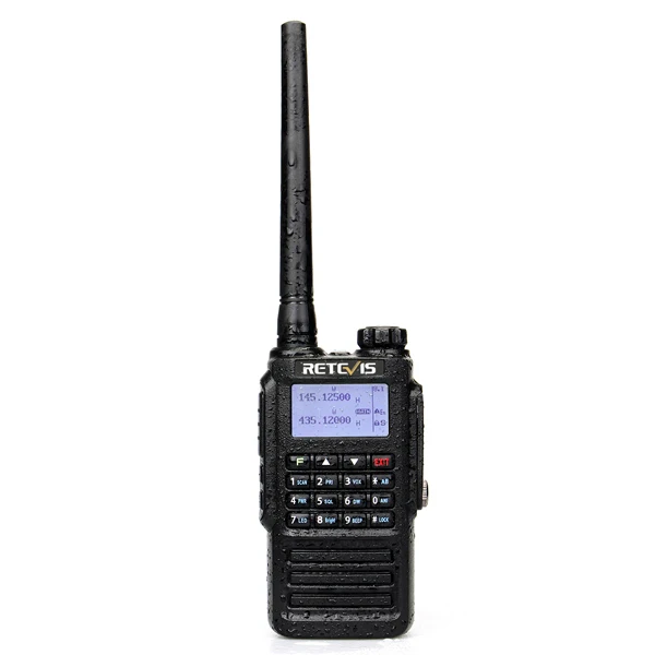 IP67 водонепроницаемый Walkie Talkie RETEVIS RT87 профессиональный большой диапазон 5 Вт UHF(или VHF) Hands Free FM Двухстороннее Радио рация