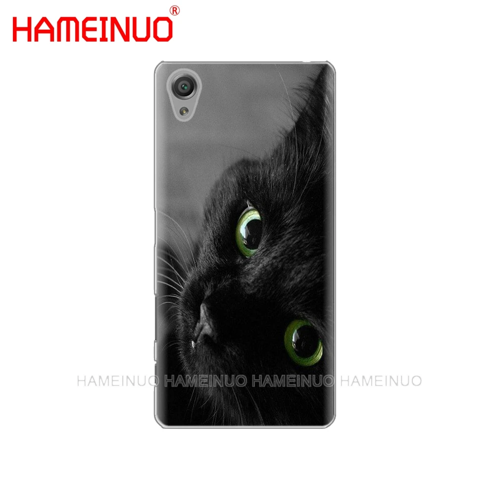 HAMEINUO черная кошка, глаз на крышка чехол для телефона для sony xperia z2 z3 z4 z5 mini плюс aqua M4 M5 E4 E5 E6 C4 C5 - Цвет: 43033