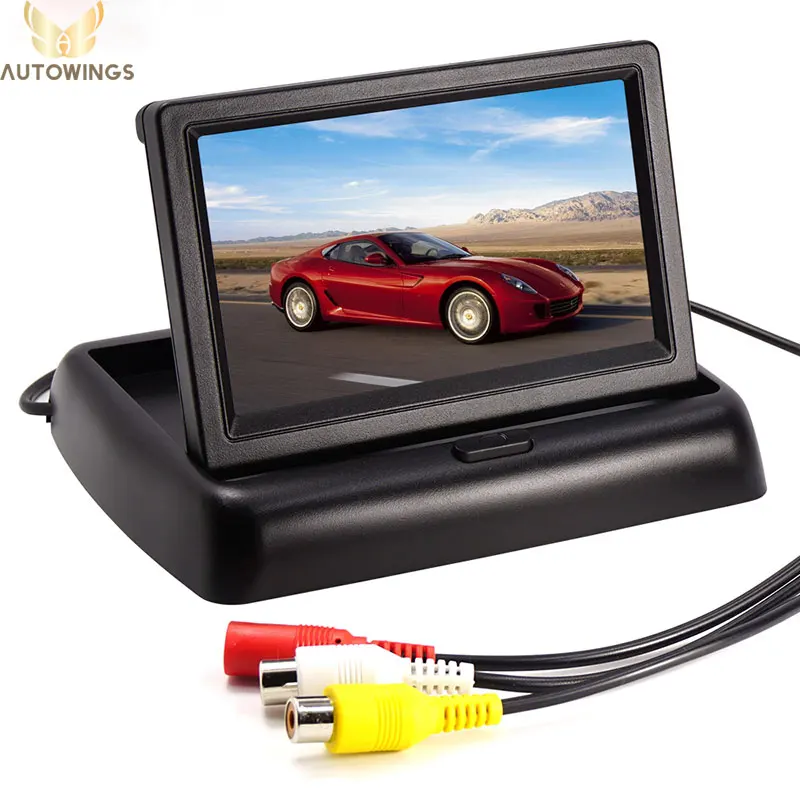 4.3 inch TFT LCD Car Parking Monitor For Auto Rear View Backup Camera