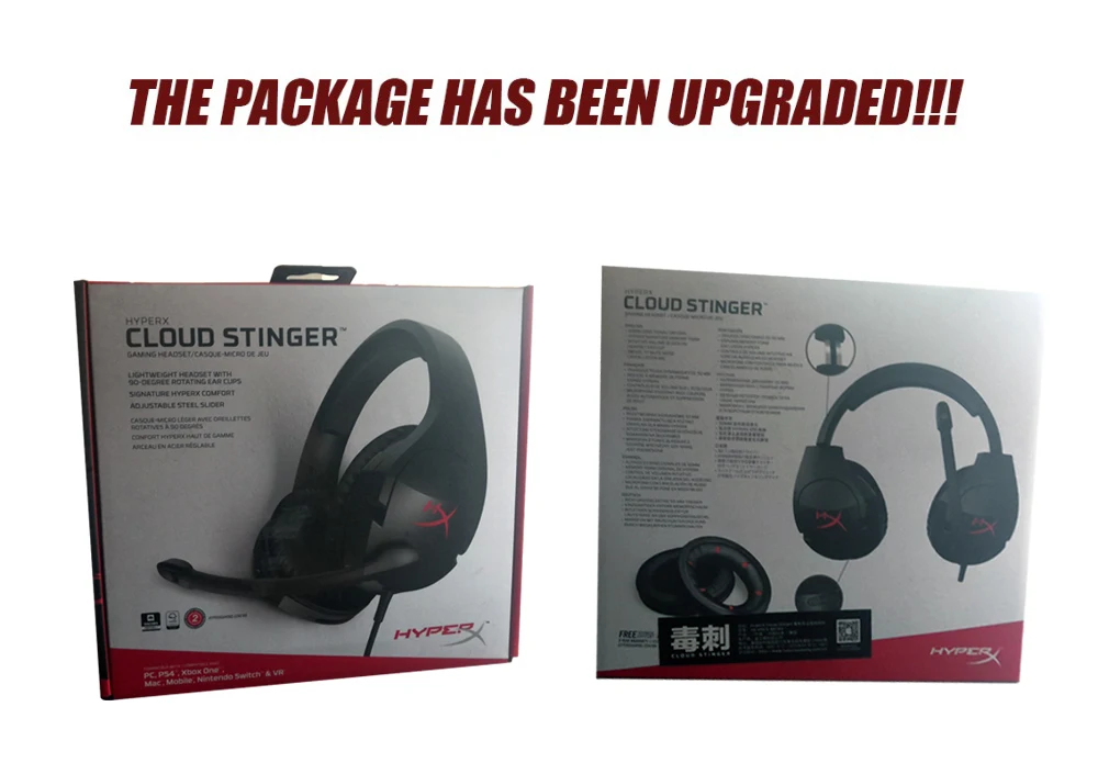 Kingston Hyperx Gaming Headset Cloud Stinger Headphones With A