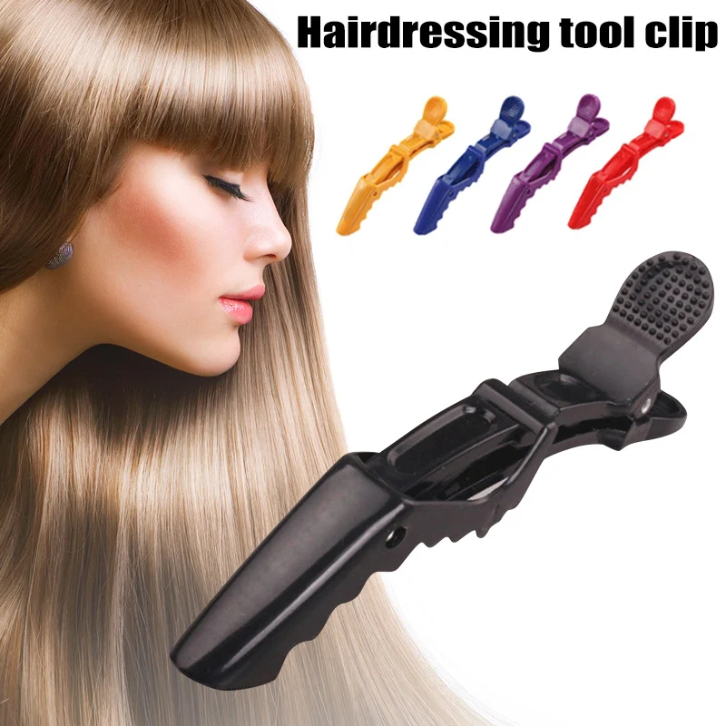 

6Pcs Hairdressing Tools Crocodile Hair Clips Claw Clamp Clips Salon Supplies SSwell