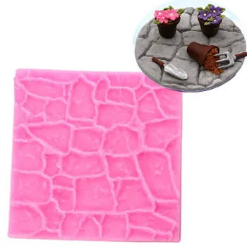

Stone Lines Bark Texture Stripe Lace Silicone Cake Mold Chocolate Fondant Cake Decorating Kitchen Baking Decoration Cake