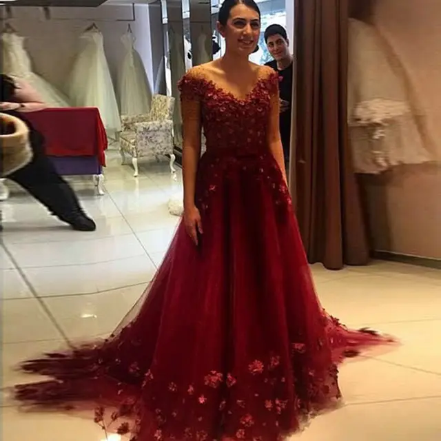 Maroon Evening Dresses