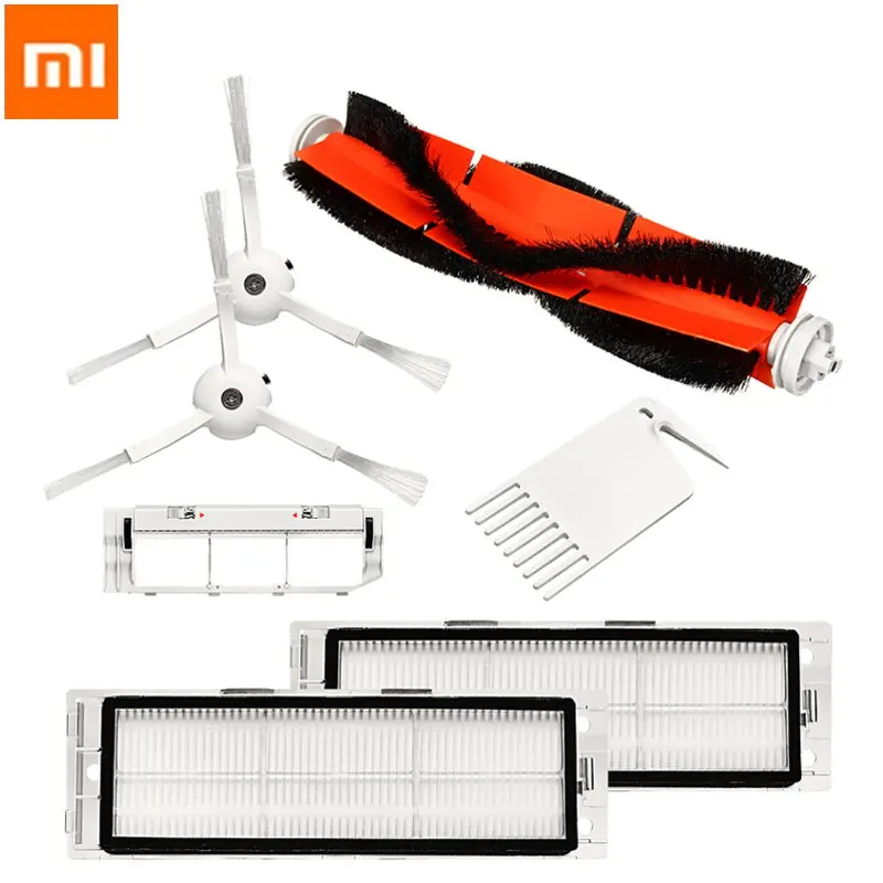 

XIAOMI 7Pcs/set Robot Vacuum Replacements Brush HEPA Filter Main Brush for MI Robot Vacuum Cleaner Accessories Parts New Arrived