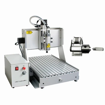 

4axis cnc router engraving machine 6040ZH 1.5KW spindle cutting engraver 130mm acceptable material thickness