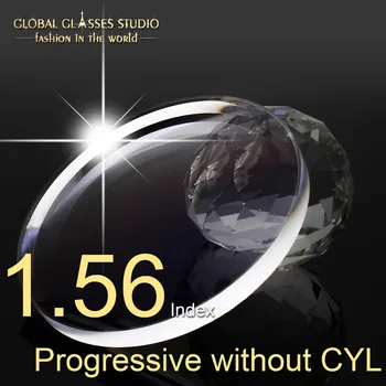 

1.56 Index Myopia Aspherical Resin Prescription Progressive Lens HMC Anti-scratch & Anti-Reflective Coating lenses without CYL
