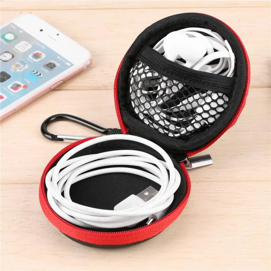 

Waterproof Carrying Hard Case Box Storage Pouch Bag for Headset Earphone Earbud Data Cable Universal 1000% New Brand
