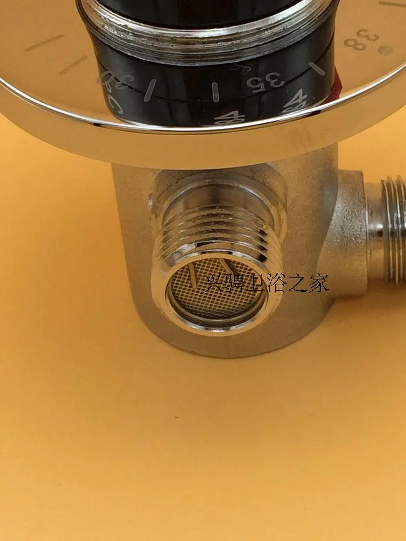 DN15 1/" Автоматический термостатический клапан термостатический смесительный клапан металлический водяной клапан для водонагревателя