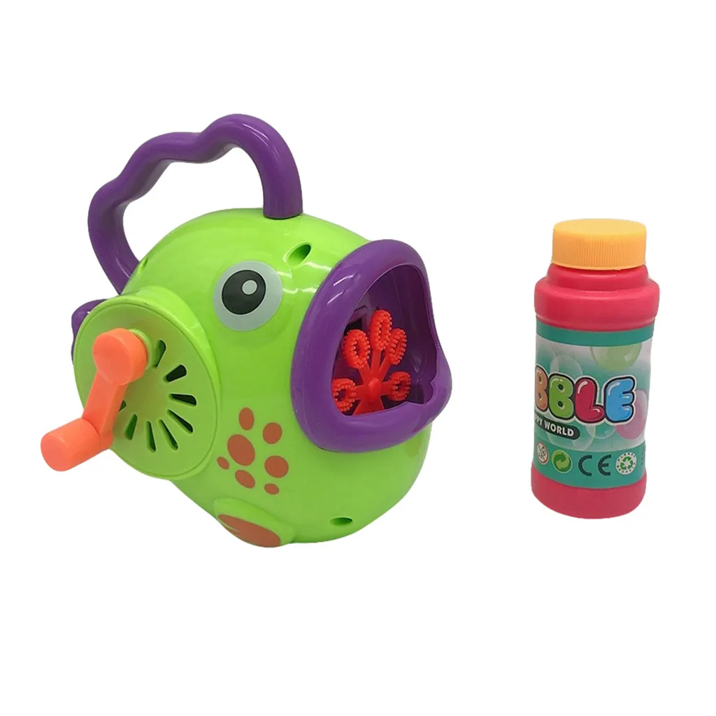 HIINST Bubble Machine игрушка для детей производитель пузырей золотая рыбка пузырьковая