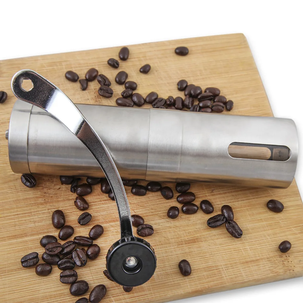 

Most Consistent Hand Coffee Grinder & Coffee Press - Ceramic Burr Manual Coffee Grinder fits in for Aeropress