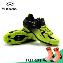 Tiebao профессиональная обувь для горного велоспорта Мужская велосипедная самоблокирующаяся обувь дышащие велосипедные спортивные гонки обувь zapatillas ciclismo