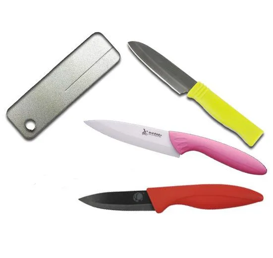 3 in 1 mini knife sharpener Outdoor sharpening Knives stone device