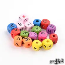Pandahall 500g 4-45mm Mixed Style Spray Painted Opaque Wood Beads 0.5-5mm Colorful Large Hole Loose Dyed Wooden Spacer Beads