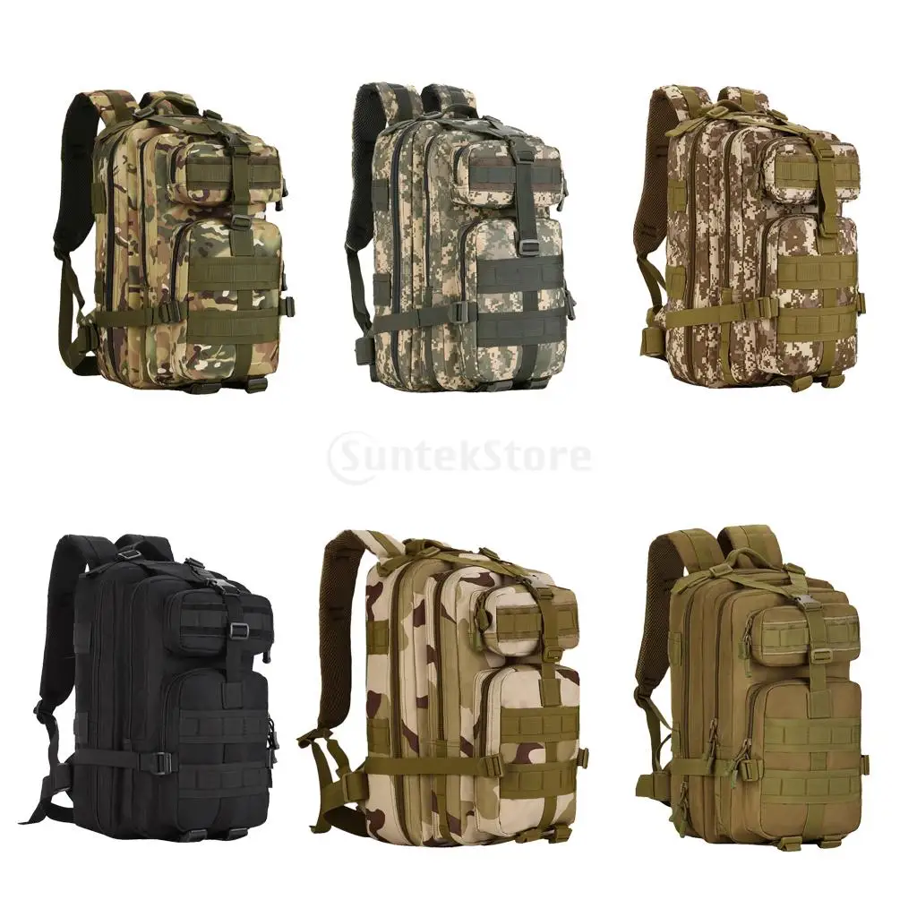 

30L Outdoor Military Tactical Backpack Assault Pack Molle Bug Out Bag Sport Travel Daypack for Camping Hiking Trekking Hunting