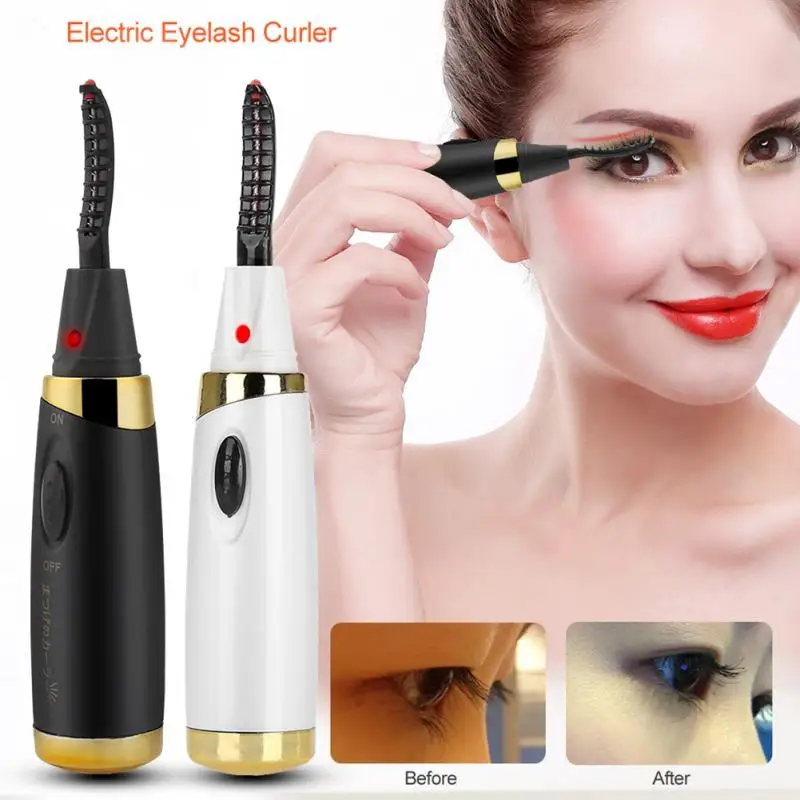 Women Makeup Electric Eyelash Curler Long Lasting Eye Lash Heated