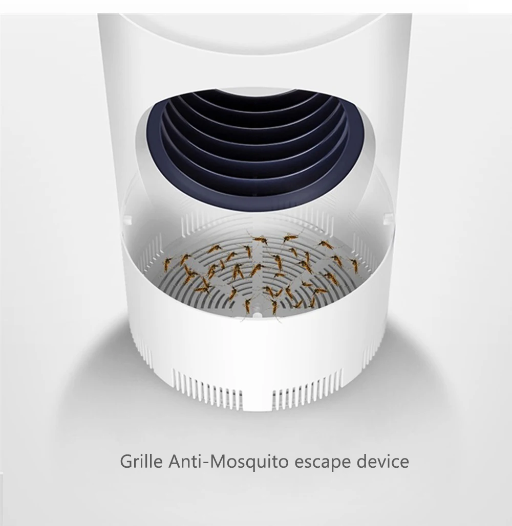USB антимоскитная лампа электрическая ультрафиолетовая лампа ловушка для насекомых безопасный фотокаталитический свет электрический мухген насекомых Убийца