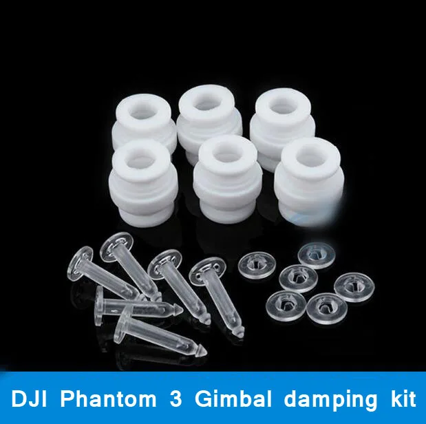  6sets Gimbal damping rubber balls anti-drop pins buckles spare parts for DJI Phantom 3 professional/advanced/standard RC Drone 