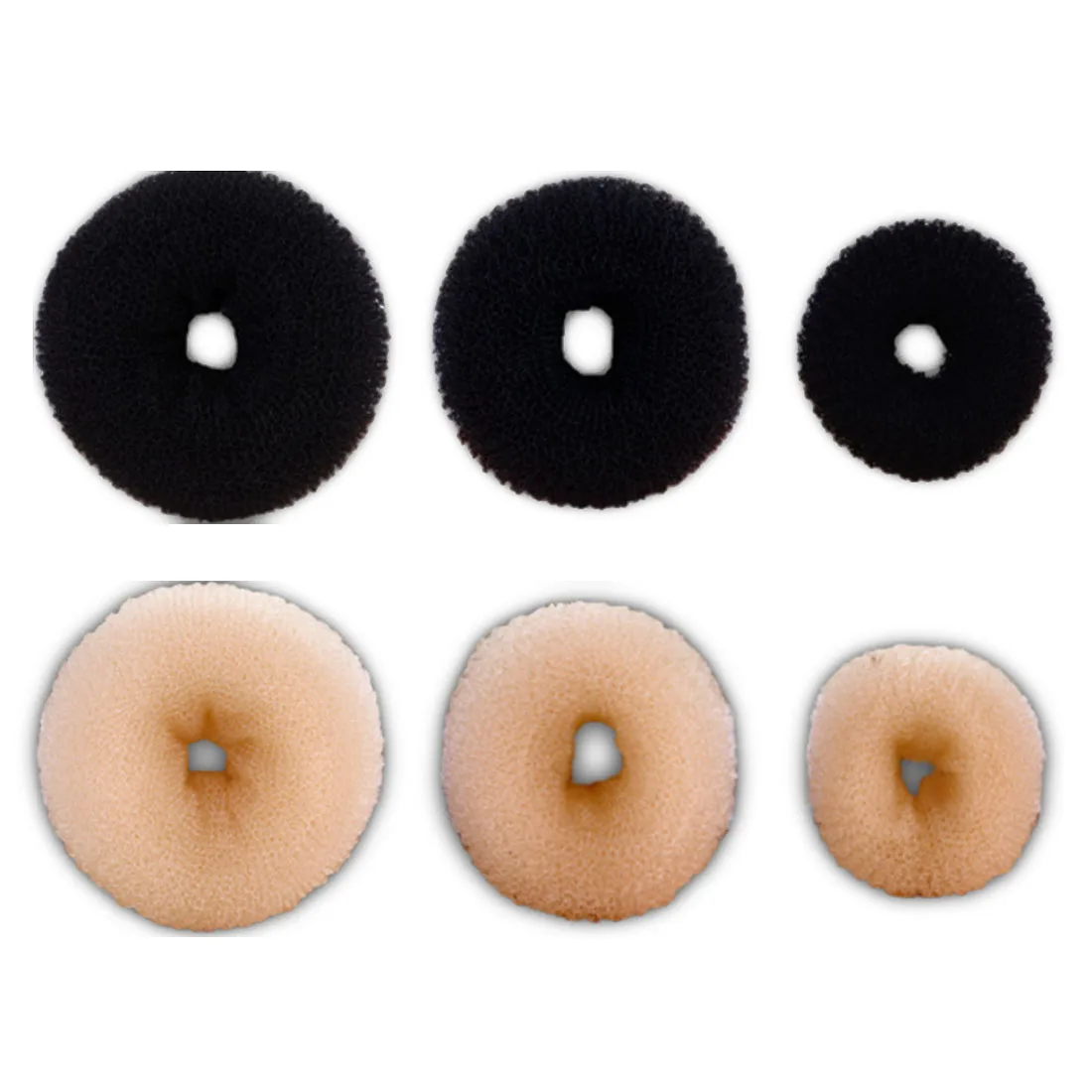 

Topknot Shaper Hair Donut Bun Maker Magic Foam Sponge Ring Hair Styling Tool Elastic Hair Band Princess Hairstyle Accessories