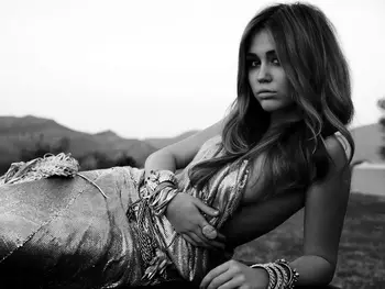 

D1103 Miley Cyrus Hot BW Singer Music-Print Silk Art Wall Poster