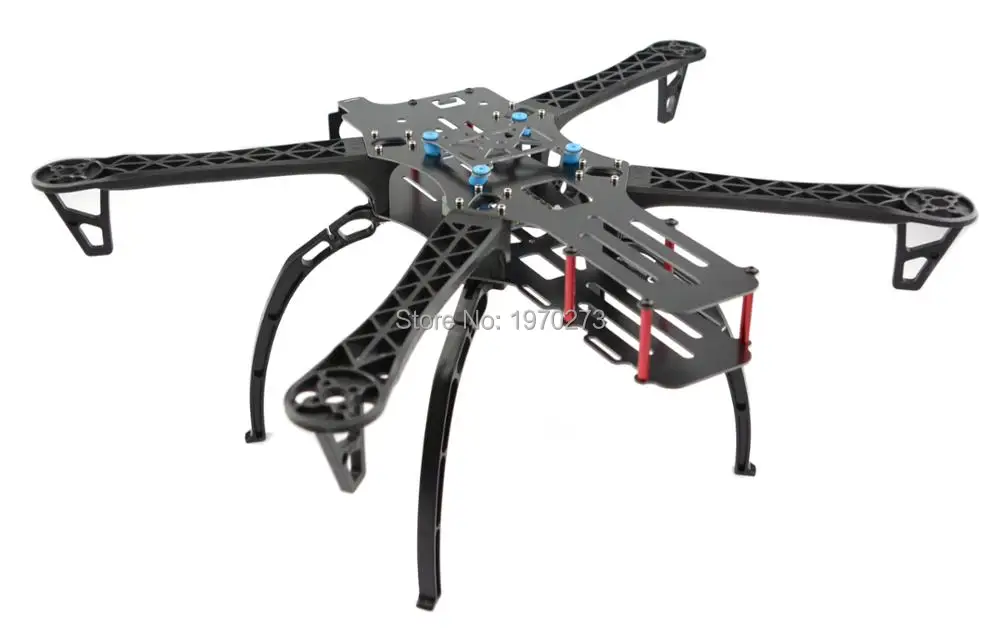 Günstig FPV X500 500mm Quadcopter Rahmen kit + 2212 Motor + 30A ESC Naza M Lite Flight Controller Board w PMU LED M8N GPS