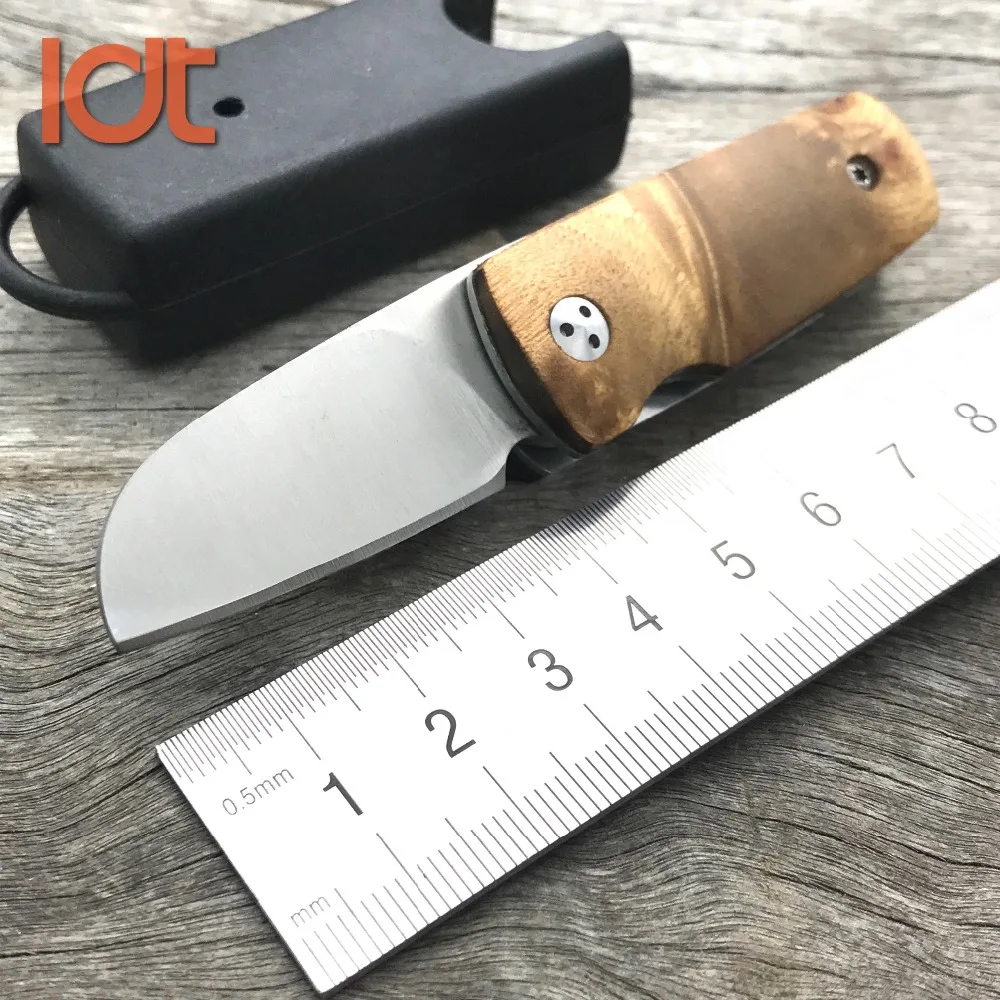 LDT Bluebird AB2 Folding Knife Damascus Blade Original Wood Handle Tactical Knife Hunting Camping Knives Pocket EDC Tool