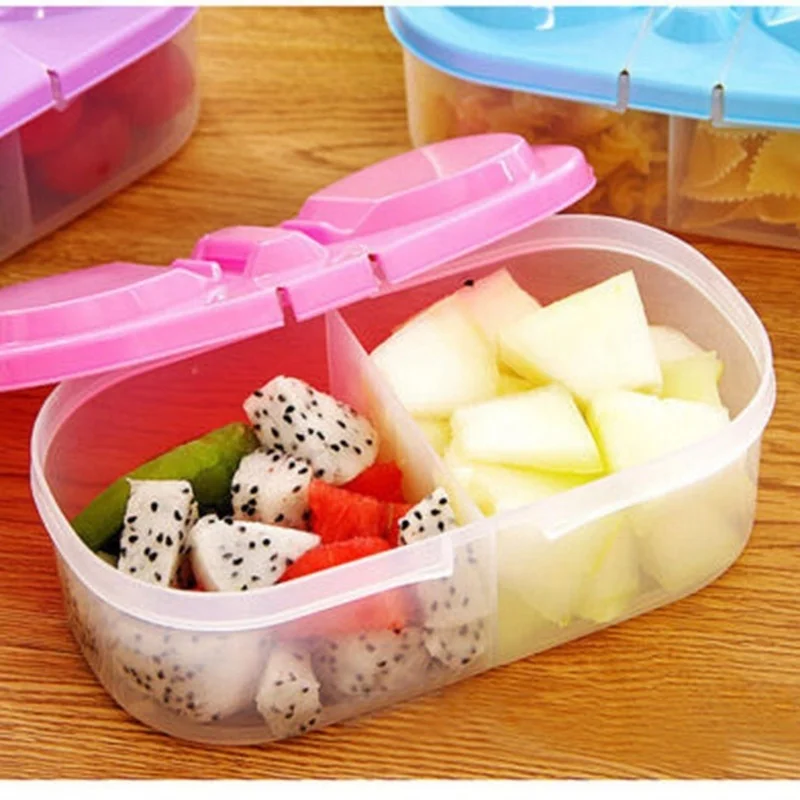 Portable Plastic Protector Case Container Trip Outdoor Lunch Fruit Food