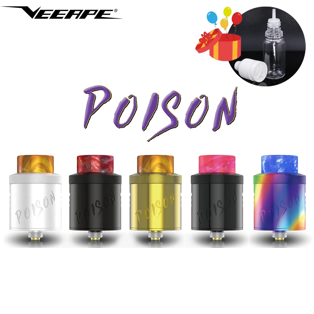 Оригинал Veeape DAMSELFLY яд RDA танк 24 мм двойные катушки для электронных сигарет