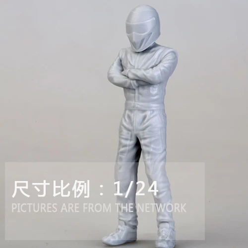 

Resin Figure Kit 1/24 Racer Car Model Unpainted Garage Kit Figure