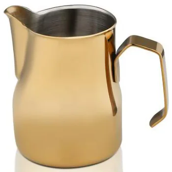 

550Ml Long Mouth Coffee Pull Cup Stainless Steel Flower Pot Needle Cappuccino Flower Cylinder