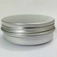60 г Алюминий jar косметический лосьон для банок крем для лица упаковки металлическая упаковка бутылки