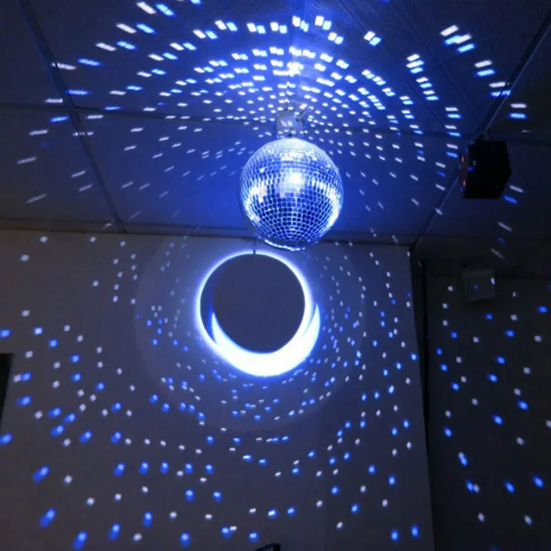 

Reflective Glass Rotating Mirror Ball With AC Motor For D15CM 20CM Disco DJ Mirror Reflection Glass Ball Light